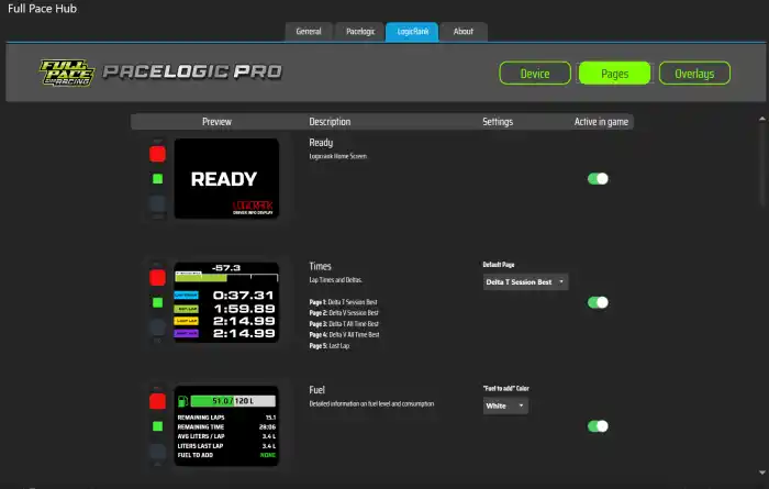 Dashboard customization options