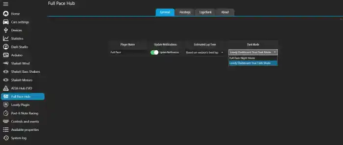 Dark Mode Configuration